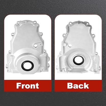 LS Front Timing Cover w/Crank Gasket% Bolts Set 12633906 12600326 - size: Gen 4 LS2 LS3 LSx 4.8L 5.3L 6.0L 6.2L