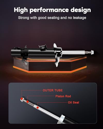 CCIYU Front and Rear Struts Shock Absorbers Fit for MINI COOPER 02-08
