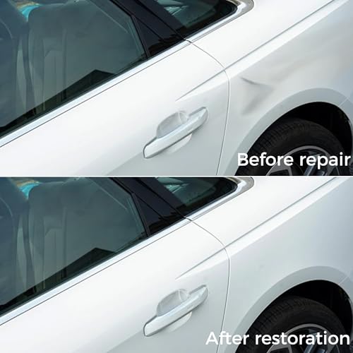 Dent Repair Tools 6 Pieces of Dent Removal Rods with Awl Head Paintless Dent Removal Kit Car Auto Body Dent Removal of Hail Dents and Door Ding (6 PCS Rod 21 PCS Pen) - style: 6PCS