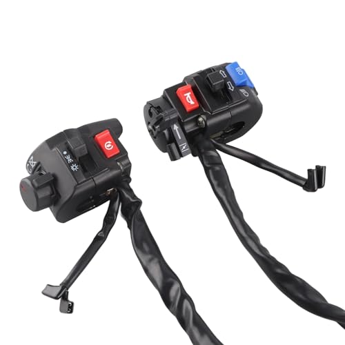 POCREATION Motorcycle Handlebar Control Set - color: Black