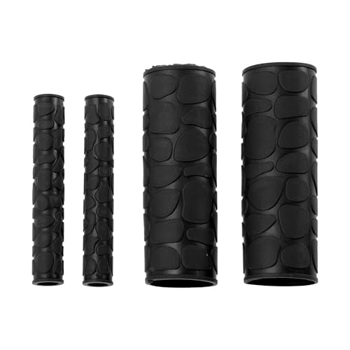 1 1/8" / 29mm 1 1/8" / 29mm Motorcycle Hand Grips Cover Kit Black - color: Black