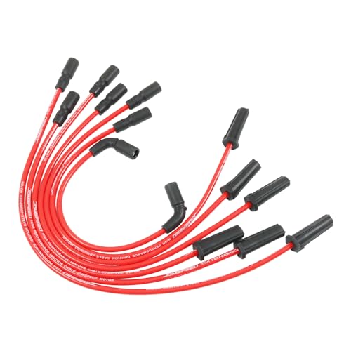 JDMSPEED Spark Plug Wires Silicone 8MM Replacement for Silverado 1500 Sierra 1500 4.3L 1999-2007 Ignition Spark Plug Wire Set
