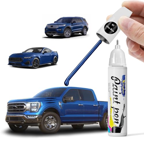 B3 Atlas Blue Touch Up Paint Compatible with Ford - color: Atlas Blue (B3)