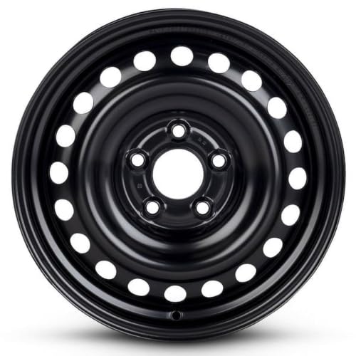 15x6 in Steel Wheel Rim 5 Lug 114.3mm 44mm Offset 67.1mm CB| Powder-Coated Black finish Fits 2010-2013 Kia Soul | New OEM Replacement | 529102K0XX - size: 15x6 - Fits Kia Soul 2010-2013