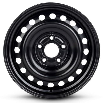 15x6 in Steel Wheel Rim 5 Lug 114.3mm 44mm Offset 67.1mm CB| Powder-Coated Black finish Fits 2010-2013 Kia Soul | New OEM Replacement | 529102K0XX - size: 15x6 - Fits Kia Soul 2010-2013