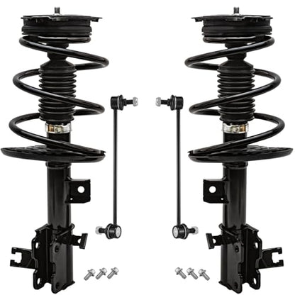 Detroit Axle - Front Struts Sway Bar Links for 2013-2018 Nissan Altima - size: 4QS54335/Sway Kit