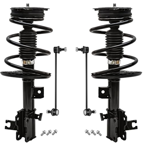 Detroit Axle - Front Struts Sway Bar Links for 2013-2018 Nissan Altima - size: 4QS54335/Sway Kit