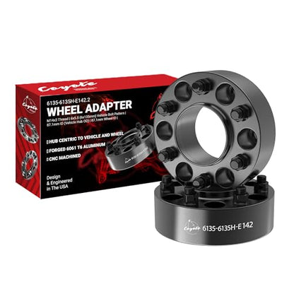 Wheel Accessories Parts 2 Pcs Hub Centric Wheel Spacers 6 on 135mm 6x135mm 2.00 Inch Thick 87.1mm Hub M14X2 14x2 Thread Stud Fits Ford F-150 Expedition ｜ Lincoln Navigator Mark LT - size: 2.00" Thick - 2 Pack, style: 2001-14 F150 Expedition