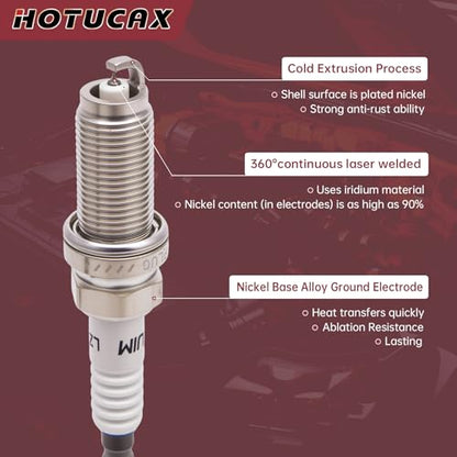 UF532 Ignition Coils & Iridium Spark Plug Set, 4 Pack - size: UF532 & Spark Plugs