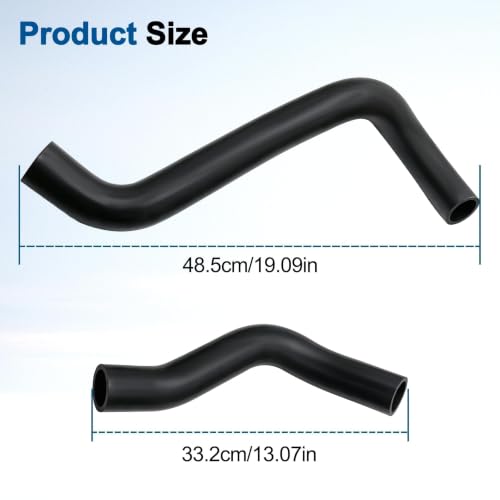 Upper and Lower Radiator Coolant Hose Set Fit for Toyota Tundra 2007-2021 for Toyota Sequoia 2008-2022 Replaces# 16571-0S010 16572-0S011 16572-0S010