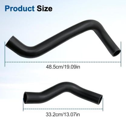 Upper and Lower Radiator Coolant Hose Set Fit for Toyota Tundra 2007-2021 for Toyota Sequoia 2008-2022 Replaces# 16571-0S010 16572-0S011 16572-0S010