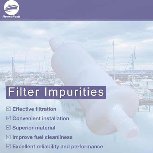 398319 3/8" Inline Fuel Filter for Johnson Evinrdue Outboard