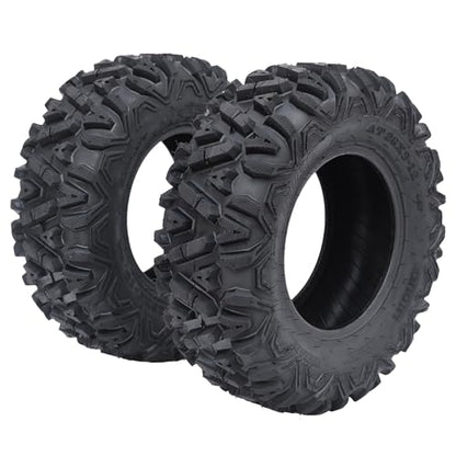 Towallmark Set of 2 26x9x12 ATV UTV Tires, 6PR Durable All Terrain Off-Road Tires, Heavy Duty Replacement Tires for Trail, Mud & Gravel - size: 26x9-12