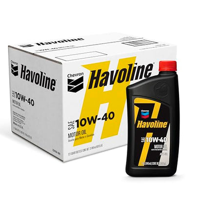 HAVOLINE (223396481-12PK 10W-40 Motor Oil - 1 qt. (Pack of 12) - size: 1 Quart (Pack of 12), style: 10W-40