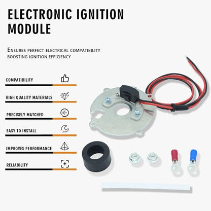 1146A Electronic Ignition Module Harness Waterproof Compatible with Delco 4 Cylinder Distributor Chris Craft Mercruiser OMC Universal Waukesha Allis Chalmers Clark Huster Minneapolis-Moline - size: 1146A
