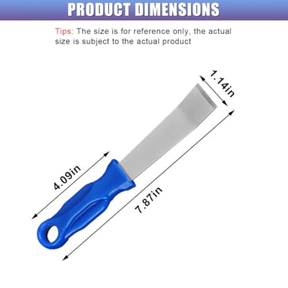 Wheel Weight Remover, Auto Tire Repair Tool with Non-Slip Grip for Removing Adhesive Stick-On Wheel Weights, Universal Tire Balancer Scraper for Most Vehicles (Blue Scraper) - size: Blue Scraper