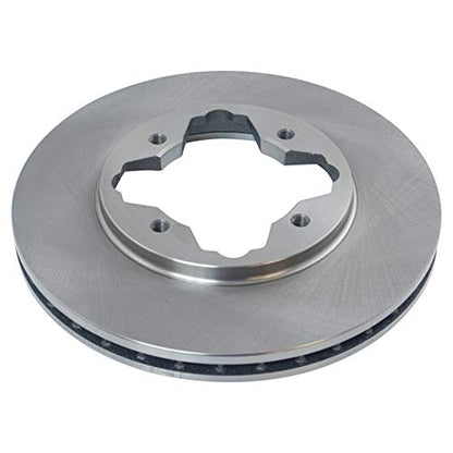 TRQ Front and Rear Ceramic Brake Pad and Rotor Set - style: BKA11250