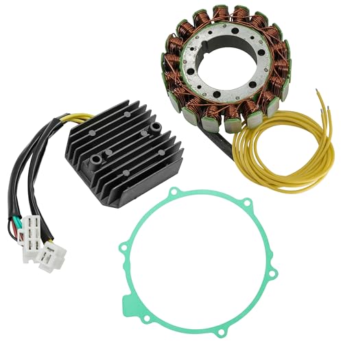 Caltric Stator and Regulator Rectifier with Gasket Compatible with Honda VF750S V45 Sabre 1982 1983 / VF750C V45 Magna 1982-1984