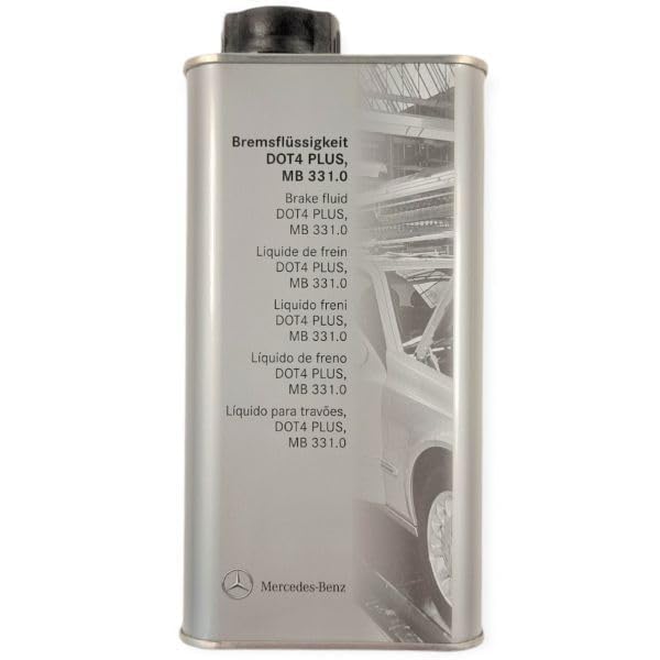 Mercedes GENUINE 1L Brake Fluid DOT 4 PLUS Ultra Low Viscosity MB Spec 331.0 NEW
