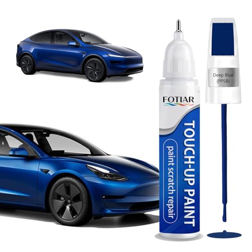 Touch Up Paint for Tesla Deep Blue PPSB Paint Code Scratch Repair - color: Deep Blue (PPSB)