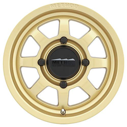 Method Race Wheels 410 Gold 14x7" 4x136", 13mm offset 4.5" Backspace, MR41047047143 - color: Gold, size: 14x7 inches, 4x136, 13/4.5"