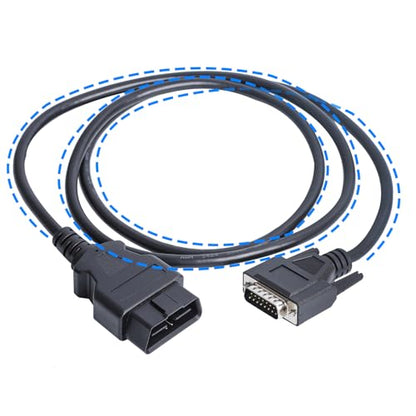 5 Ft OBD2 Male to DB15 Male Main Cable, 16 Pin OBDII Adapter Diagnostic Extension Cord for Diagnostic Tool & Code Reader