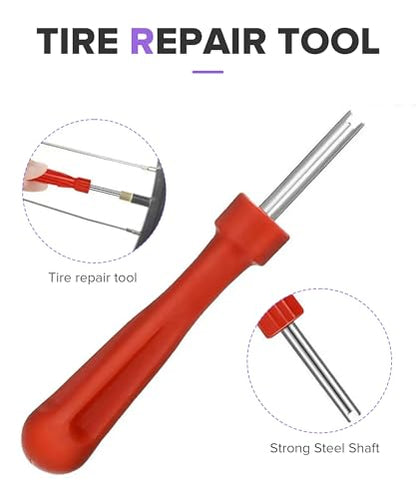 Valve Stem Removal Tool,Car Accessories Universal Valve Stem Tool,Automotive Tire Valves Tools,Suitable for Cars,Trucks,Motorcycles,Bicycles,Tractors,Lawn Mowers,ATVs,Electric Motors