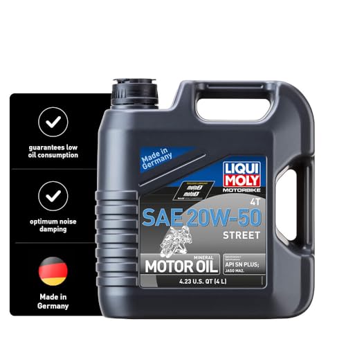 Liqui Moly Motorbike 4T SAE 20W-50 Street | 4 L | 4-Stroke Oil | SKU: 20064