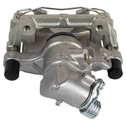 TRQ Rear Brake Caliper Set Zinc Coated Brackets Hardware - color: Replacement, size: CLA34786