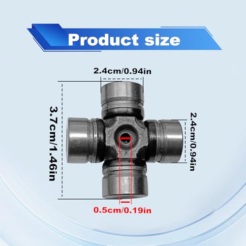 Pleoos Front Prop Shaft U-Joint Front Driveshaft Compatible with Polaris RZR Ranger Sportsman General 1000 800 900 700 570 500 OEM# 2202015 3235616 2203703 3260104 3235500