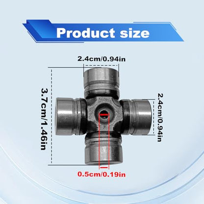 Pleoos Front Prop Shaft U-Joint Front Driveshaft Compatible with Polaris RZR Ranger Sportsman General 1000 800 900 700 570 500 OEM# 2202015 3235616 2203703 3260104 3235500