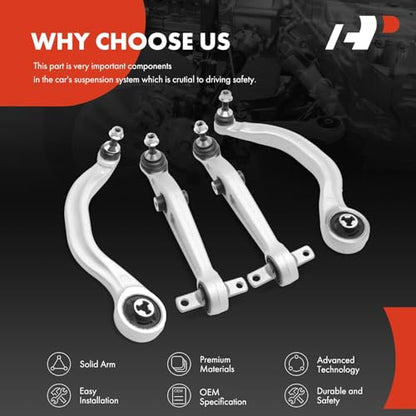 A-Premium Front Forward Rearward Lower Control Arm Kit, with Ball Joint