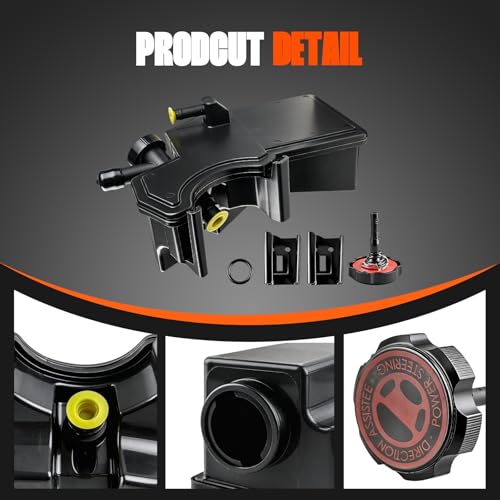 20-62608 Power Steering Reservoir for Grand Cherokee 01-04 4.7L - size: 52089300AA