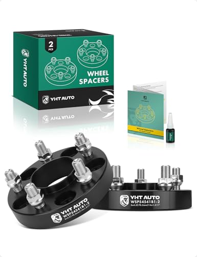 YHTAUTO 5x4.5 Hub Centric Wheel Spacers 1 Inch for Ford, Lincoln - size: 1 Inch Thickness, style: 2 PCS