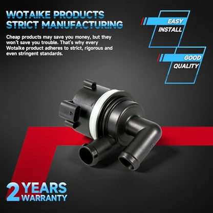 5N0965561A Auxiliary Water Pump Car Engine Cooling Water Compatible for VW Golf Audi Q3 Quattro For Jetta/Passat Skoda EOS Tiguan Touran 5N0965561 5N0122093BP 7N0965561