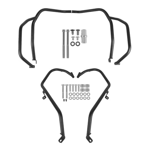 Highway Crash Bar Engine Guard Bumper Protector Replacement for Honda XADV750 XADV 750 X-ADV 750 2025 2026 (Upper and Lower) - size: upper and lower