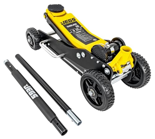 Heavy Duty 3-Ton Hydraulic Off-Road Floor Jack with Large Wheels