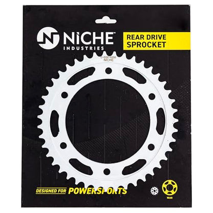 NICHE Drive Sprocket Chain Combo for Honda CBR600RR Front 16 Rear 43 Tooth 525HZ Standard 112 Links - size: Standard Chain
