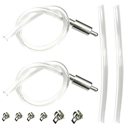 2 PCS Brake Bleeder Hose, One Way Check Valve Tube Bleeding Tool for Motorcycle Clutch, Brake Bleeder Kit Hydraulic System Clutch Brake Exhaust Parts, Motorbike Accessories
