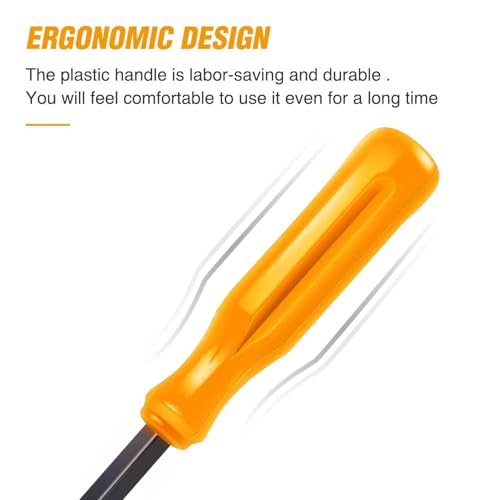 GOOACC Car Panel/Upholstery Fastener Remover Ergonomic Stainless Steel - color: Yellow, size: 1Pc Remover