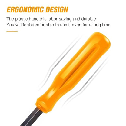GOOACC Car Panel/Upholstery Fastener Remover Ergonomic Stainless Steel - color: Yellow, size: 1Pc Remover