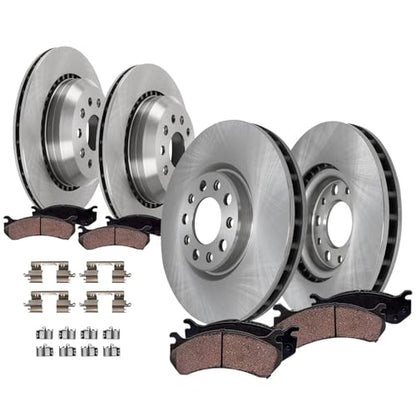 Detroit Axle - 8pc Brake Kit for Jeep 2020 2021 2022 2023 Gladiator - size: 8PR53607/KIT