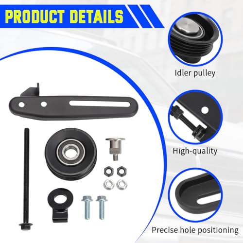 Drive Belt Idler Pulley Bracket Tensioner for 1995-2009 Subaru