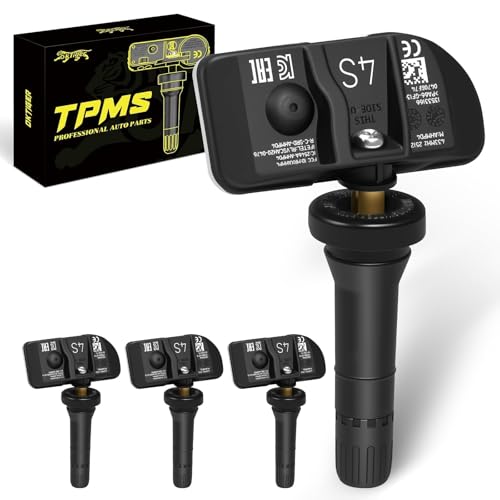 Oktiger 433MHz TPMS Sensor Pre-Programmed Fit for Chevy Tahoe 2021-2024, Silverado 1500 2022-2024, Colorado 2023-2024, for Cadillac Escalade 2021-2024, CT4/CT5 2020-2024, 4PCS OE# 13533166