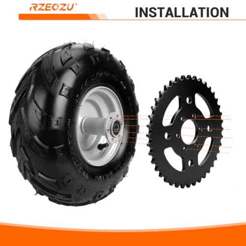 40 Tooth Rear Sprocket 37mm Bore for #40 41 420 Chain CT100U GMB100 - color: Black-40 Tooth