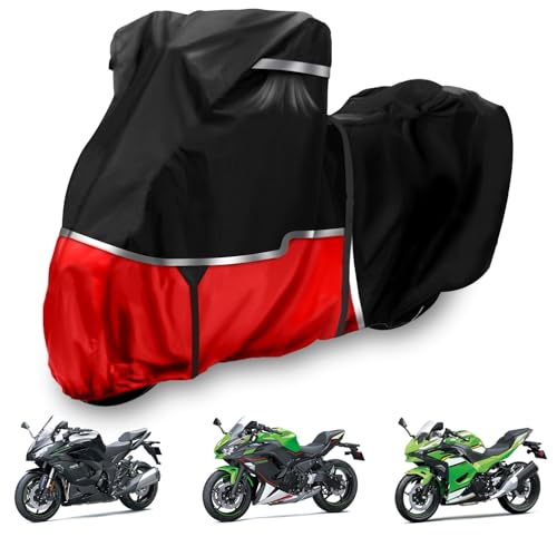 Motorcycle Cover for Kawasaki Ninja 400 500 650 ZX-6R Without Trunk - size: Kawasaki Ninja