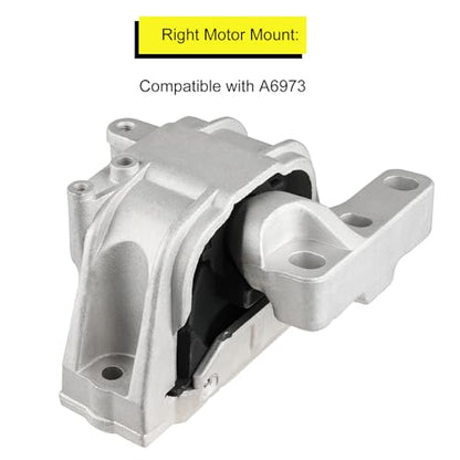Engine Motor & Transmission Mount Kit Replacement for 2006-2014 VW Jetta - size: 5PCS-Compatible with A6962 A6966 A6969 A6973 A6995