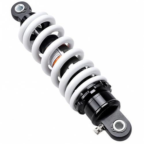 255mm 10” Rear Shock Absorber, 10mm Mounting Hole Heavy Duty Spring Shock for Selected 50cc–125cc Dirt Bike Pit Bike ATV Quad Go Kart, Mini Electric Dirt Bike, Coolster TaoTao Apollo SSR