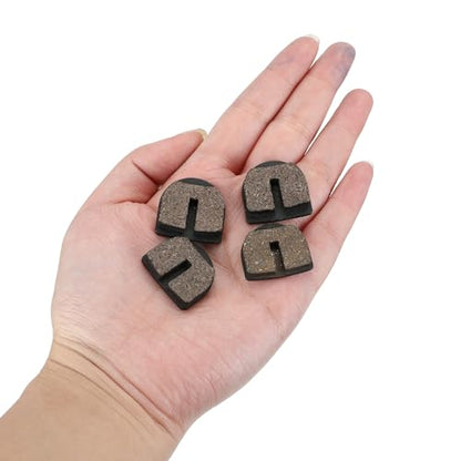 GREHUA Disc Brake Pads Front and Rear Compatible with Razor MX500 MX650 SX500 Dirt Rocket Quad 500 ATV 4 Wheeler Motocross RSF650 Street Bike E500S Pocket Mod Motovox Electric Scooter Parts 4 Pack