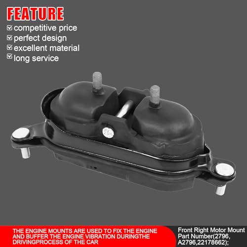 6Pcs Engine Motor and Trans Mount Fit for Chevrolet Impala 2006-2011 - size: 2006-2011 for Chevy Impala V6 3.5L